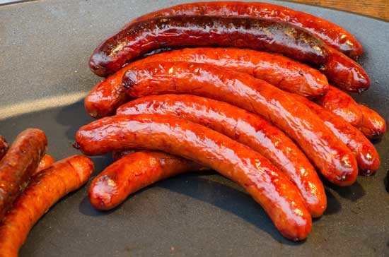 Spring is the time of year when kielbasa is made.
